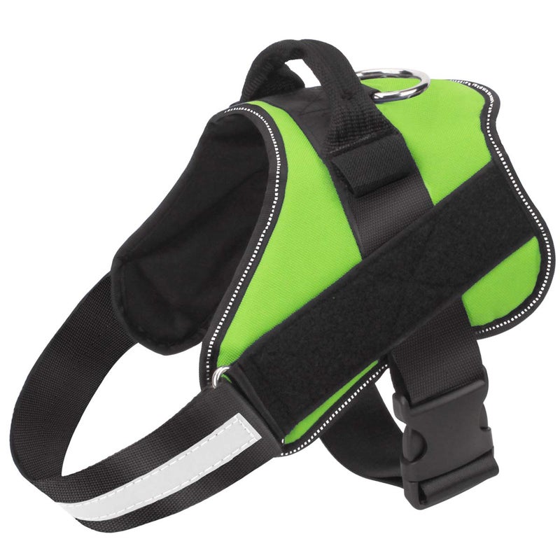 Bolux Dog Harness, No-Pull Reflective Dog Vest, Breathable Adjustable Pet Harness with Handle for Outdoor Walking - No More Pulling, Tugging or Choking (Green, M) - Image 1